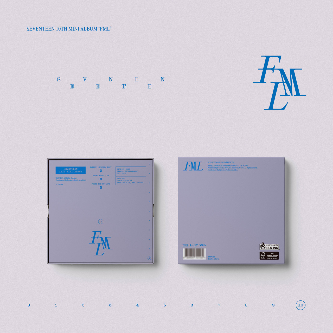 SEVENTEEN - 10th Mini Album [FML] (Deluxe Ver.) - interAsia